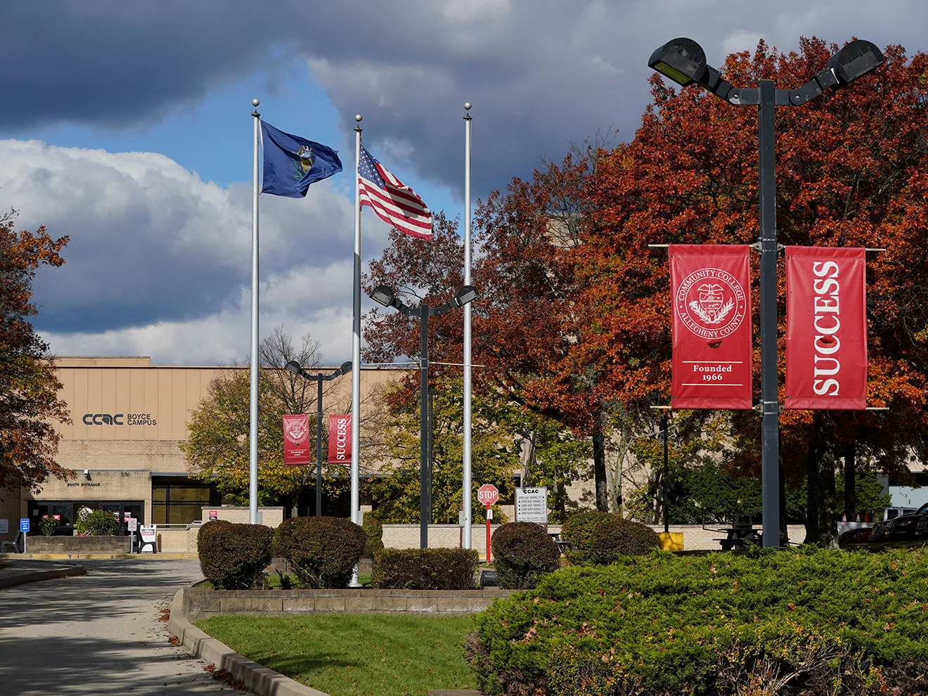 Fachada de Boyce Campus de CCAC.