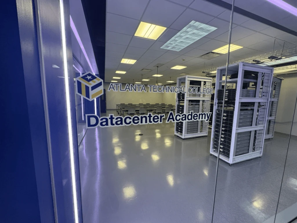 Laboratorio de Data Center Academy en Atlanta Technical College