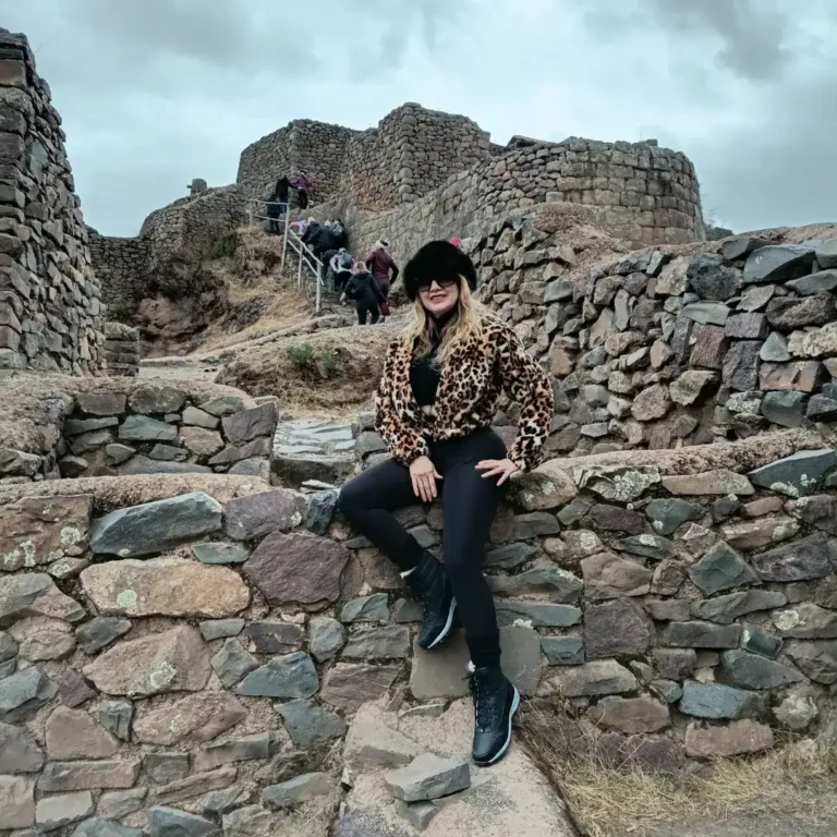 Pasajero en una visita guiada de Cusco Open Tour