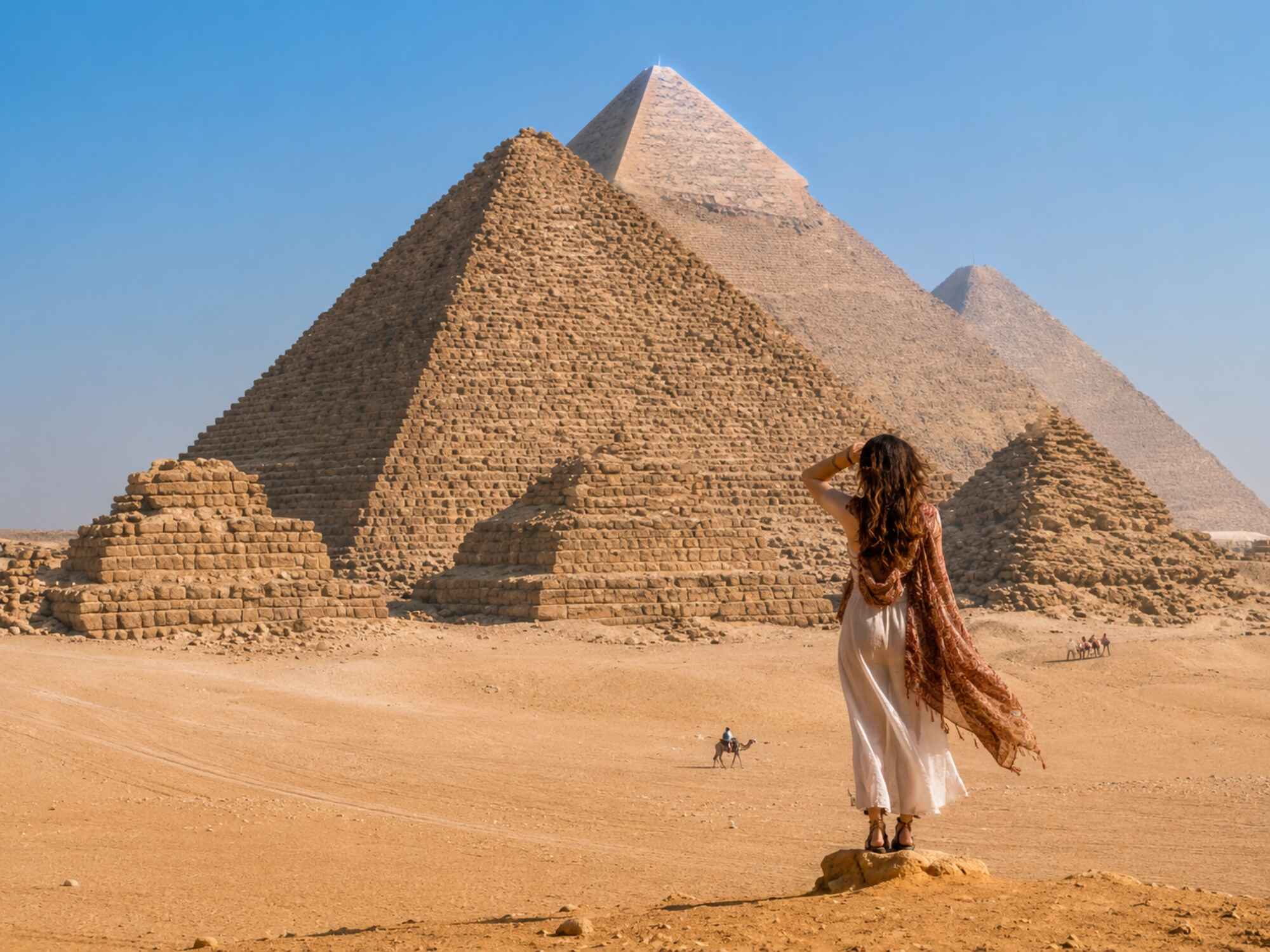Visita a las pirámides de Guiza con Egypt Tours Portal
