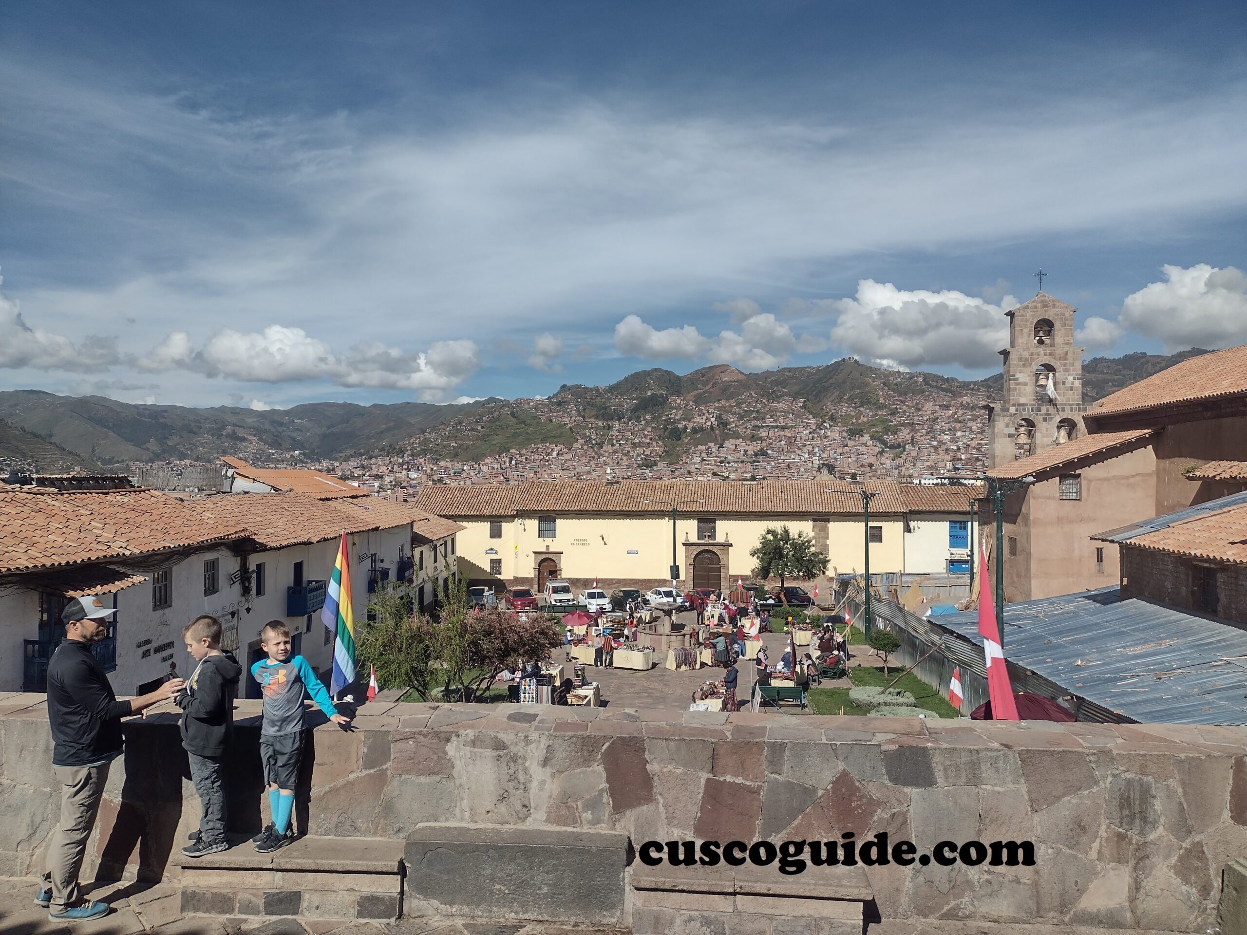 Plaza de San Blas, una de las zonas del recorrido a pie por Cusco