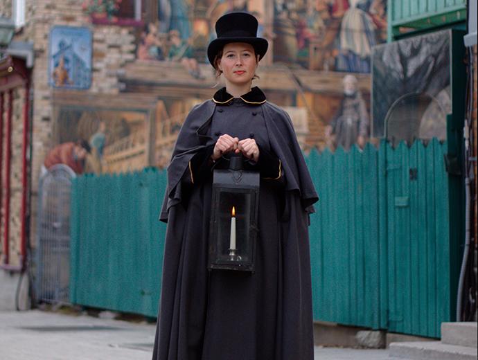 Guía caracterizada de Ghost Tours of Québec