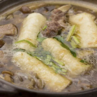 Akita hotpot served at Chawanya, shown on the restaurant’s official menu page.
