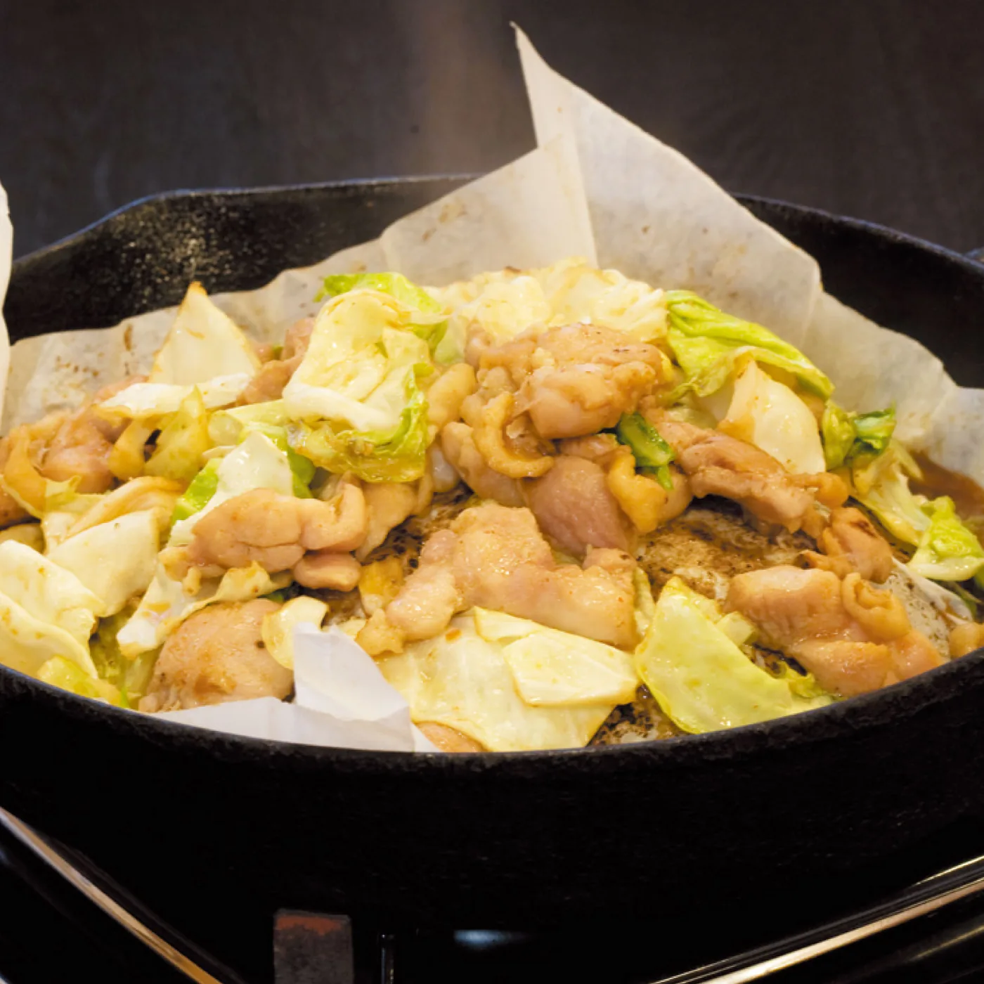 Keichan a la plancha en Suginoko, Gero.