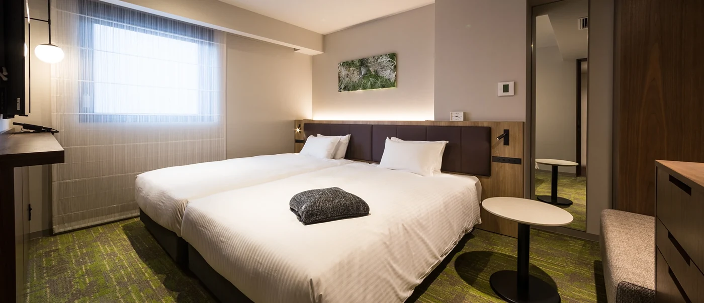 Habitación doble de Hotel Forza Kanazawa, imagen del sitio oficial