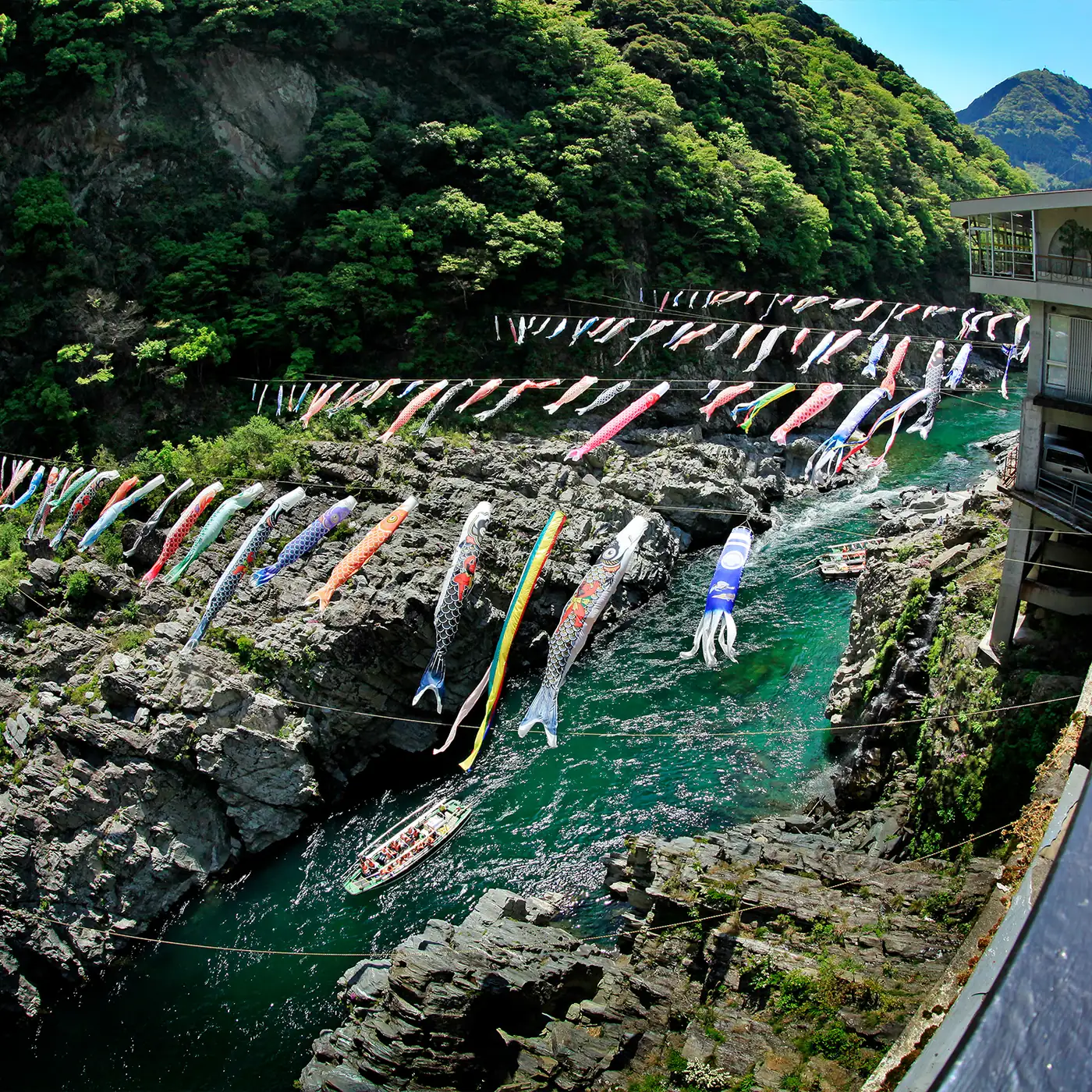 Desfiladero de Oboke, fotografía de Miyoshi City Tourism.