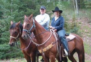 Paseo guiado a caballo en los bosques de Aspen