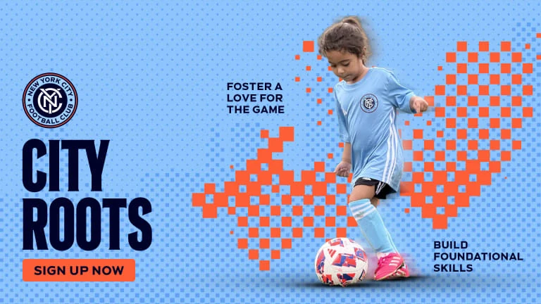 Imagen oficial del programa introductorio de fútbol NYCFC City Roots.