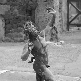 Estatua del Fauno, imagen de la galería de Enjoy Pompeii