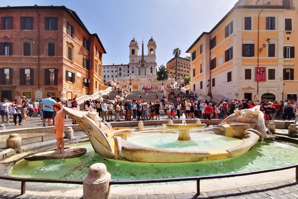 Plaza de España en Roma, imagen del sitio oficial de My Best Tour