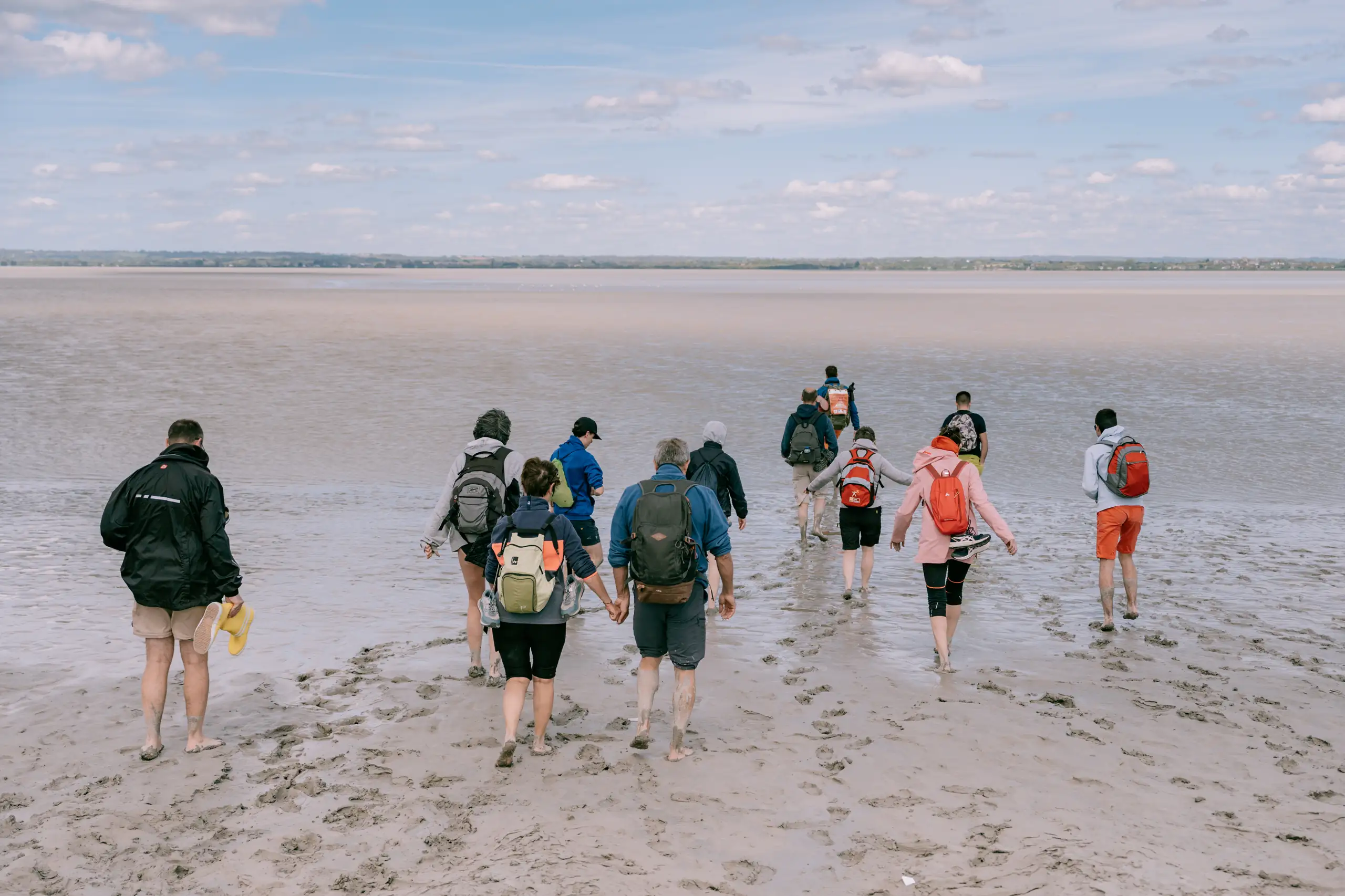 Otra perspectiva natural de la bahía del Mont-Saint-Michel