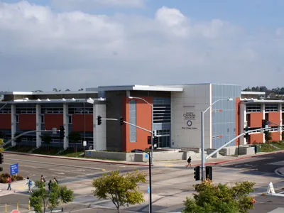 Exterior of San Diego College of Continuing Education at Mesa Campus.