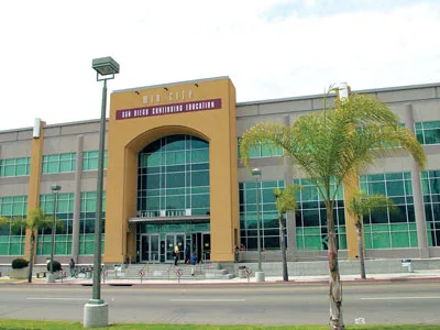 Exterior of San Diego College of Continuing Education Mid-City Campus.