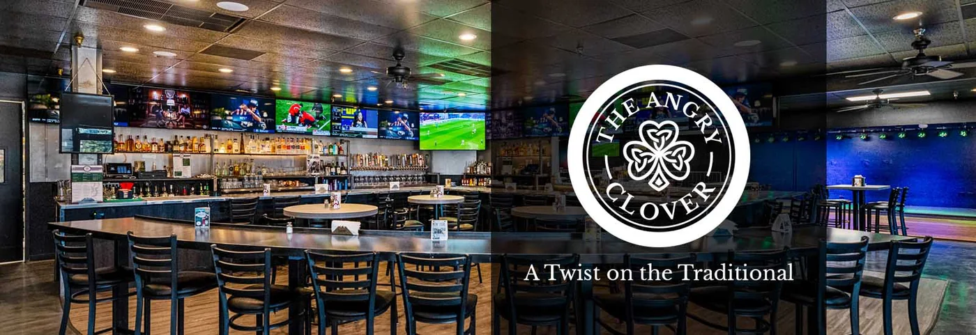 Interior of The Angry Clover in Aurora.