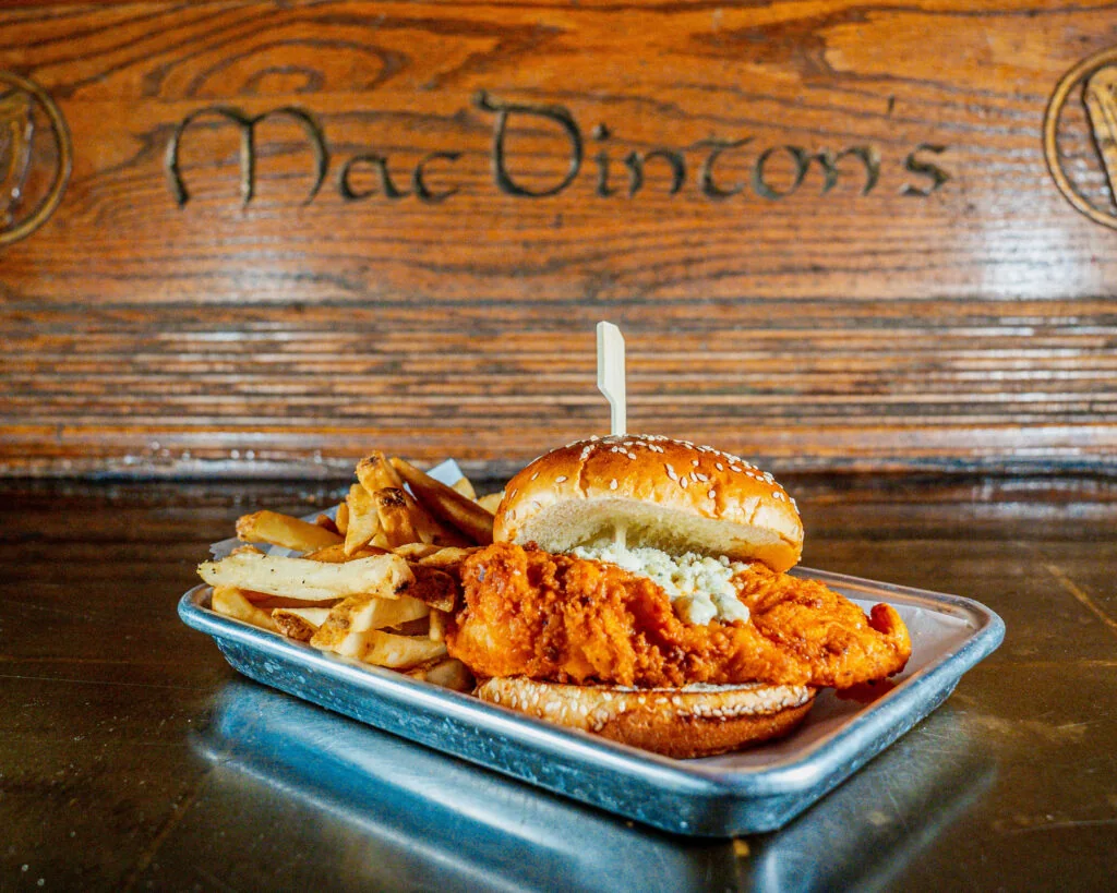 Pub food at MacDinton’s Irish Pub in Tampa.