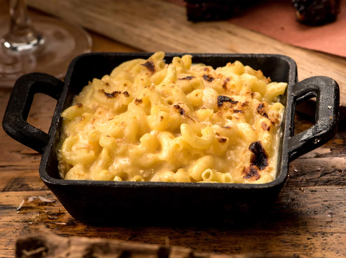 Macaroni and cheese at City Rub Smokehouse Source: https://cityrub.com/wp-content/uploads/2018/03/mac-and-cheese-city-rub.jpg