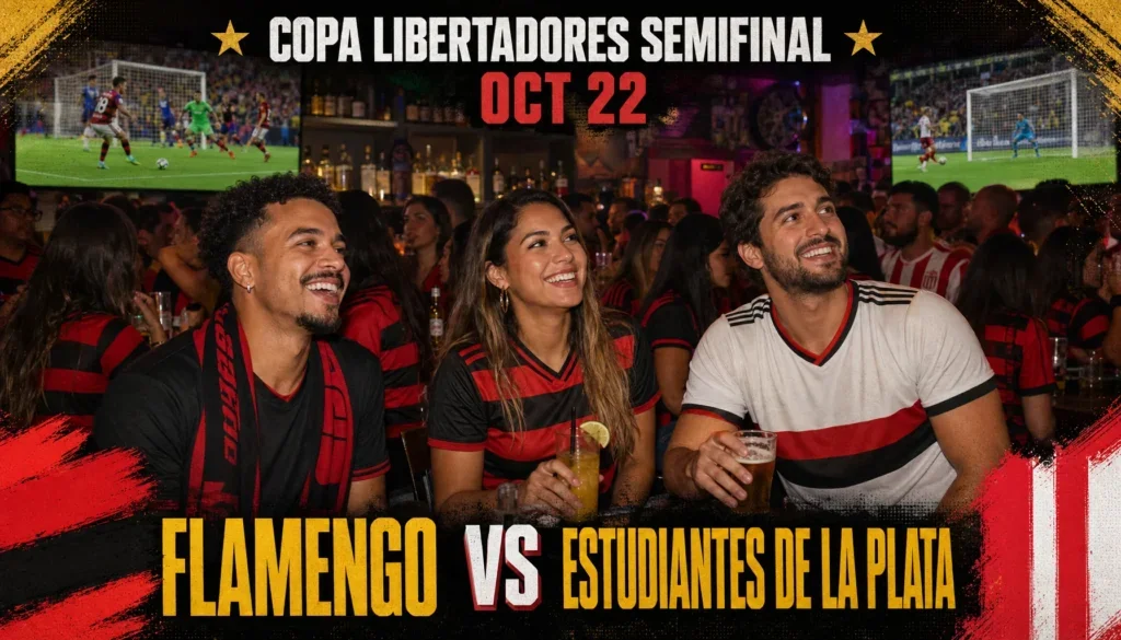 Soccer watch party at Grails Miami. Source: https://grailsmiami.com/wp-content/uploads/2026/09/flamengo-vs-estudiantes-de-la-plata-watch-party-miami-1024x585.webp
