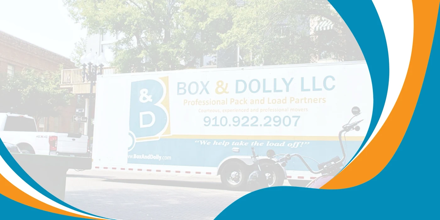 Camión rotulado de Box & Dolly | Box & Dolly branded moving truck