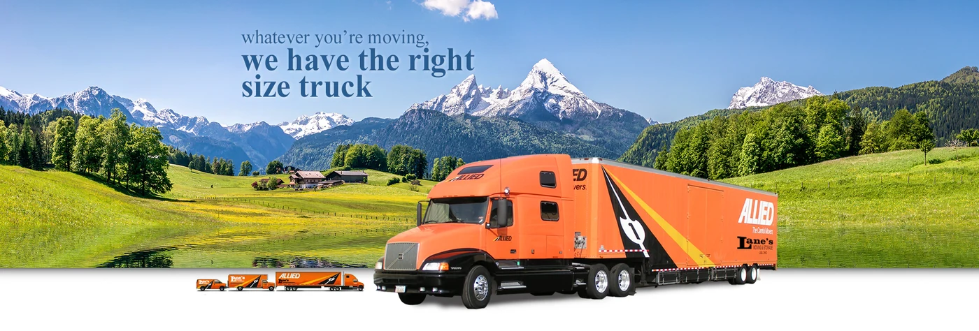 Camión de mudanzas de la red Allied publicado en el sitio de Lane’s | Allied moving truck shown on Lane’s website