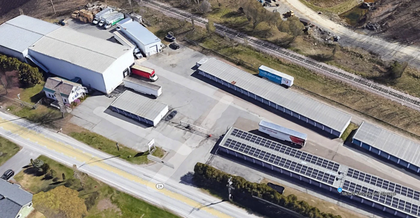 McLure storage site shown on the company website.