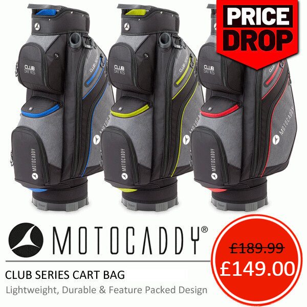 Carrito eléctrico de golf Motocaddy disponible en la selección de HOTGOLF.