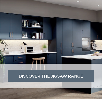 Cocina equipada de la colección Jigsaw de Paul Davies.