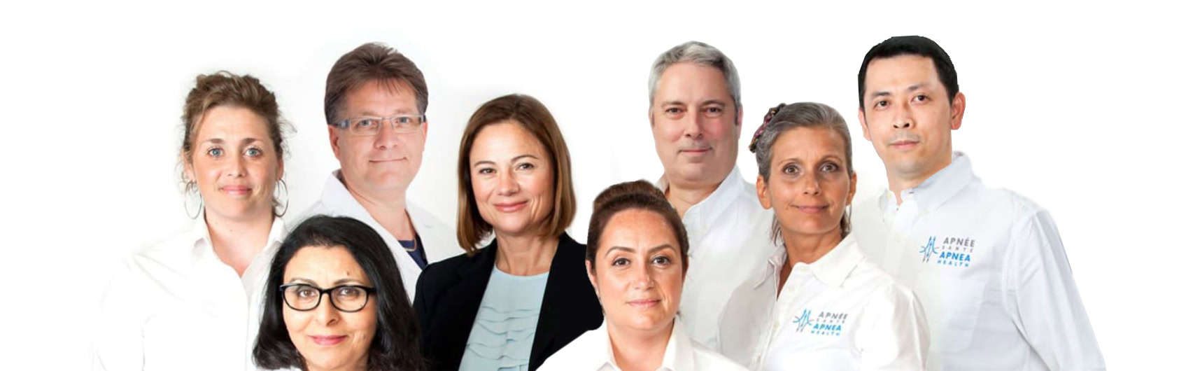 Equipo clínico de Apnée Santé / Apnée Santé clinical team