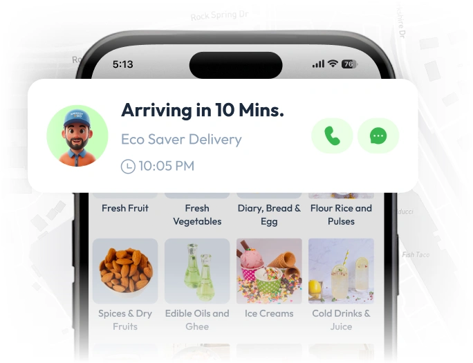 Interfaz móvil de pedidos para un negocio / Mobile ordering interface for a business