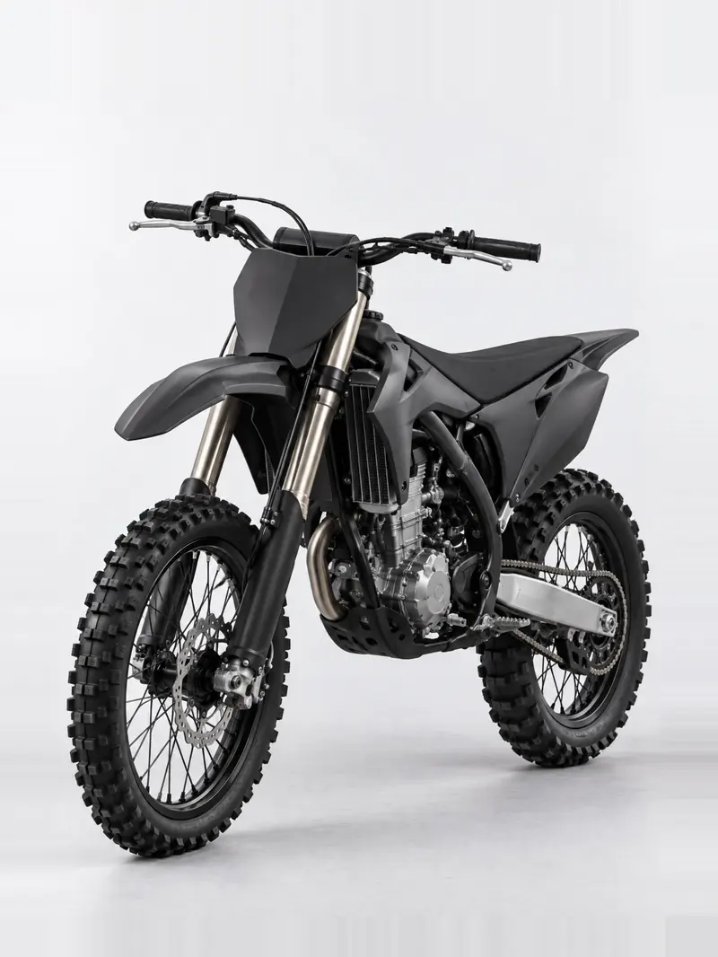 Motocross bike featured in the MotoAction catalog