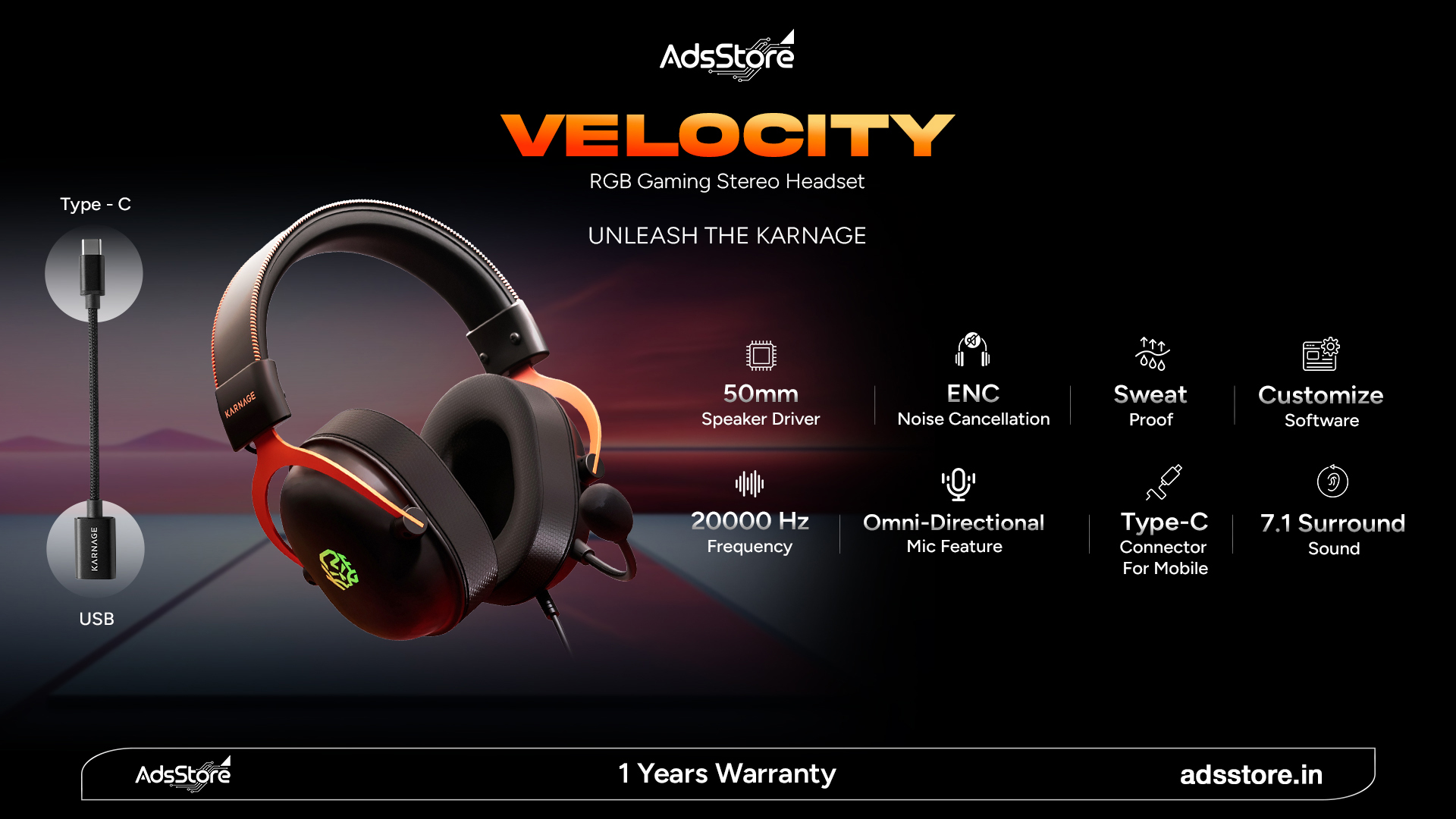 Audífonos gaming promocionados en el catálogo de ADS Store / Gaming headset featured in the ADS Store catalog