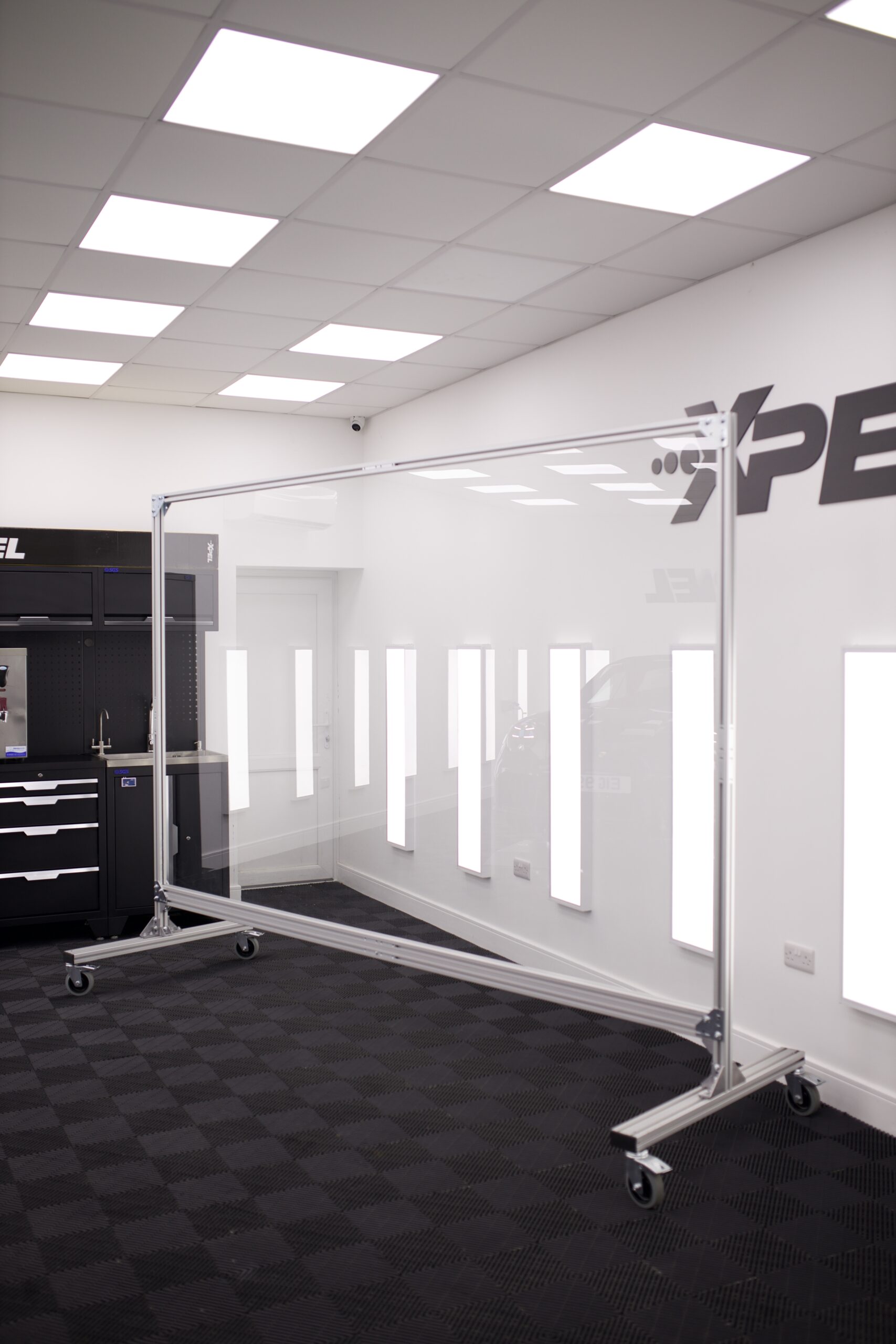 The interior of Diamond Cut Detailing’s workshop.