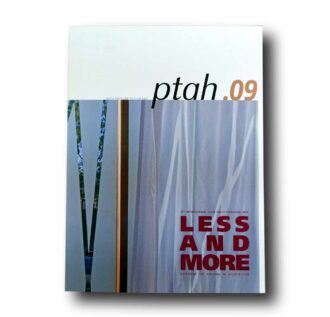 Cover of Ptah 09: Less and More, an architecture publication.