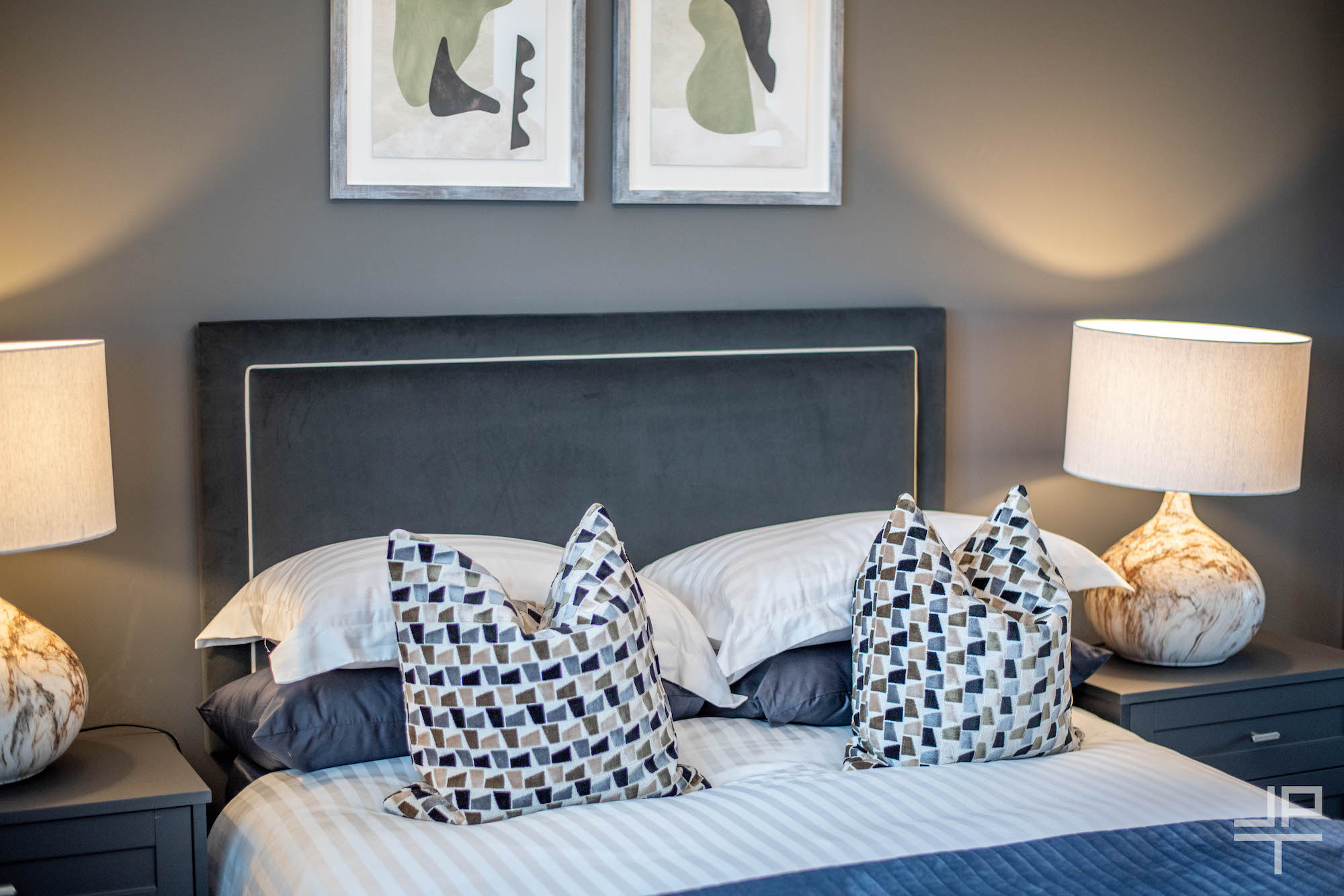 Bedroom interior in a Jones Potts Taylor property listing