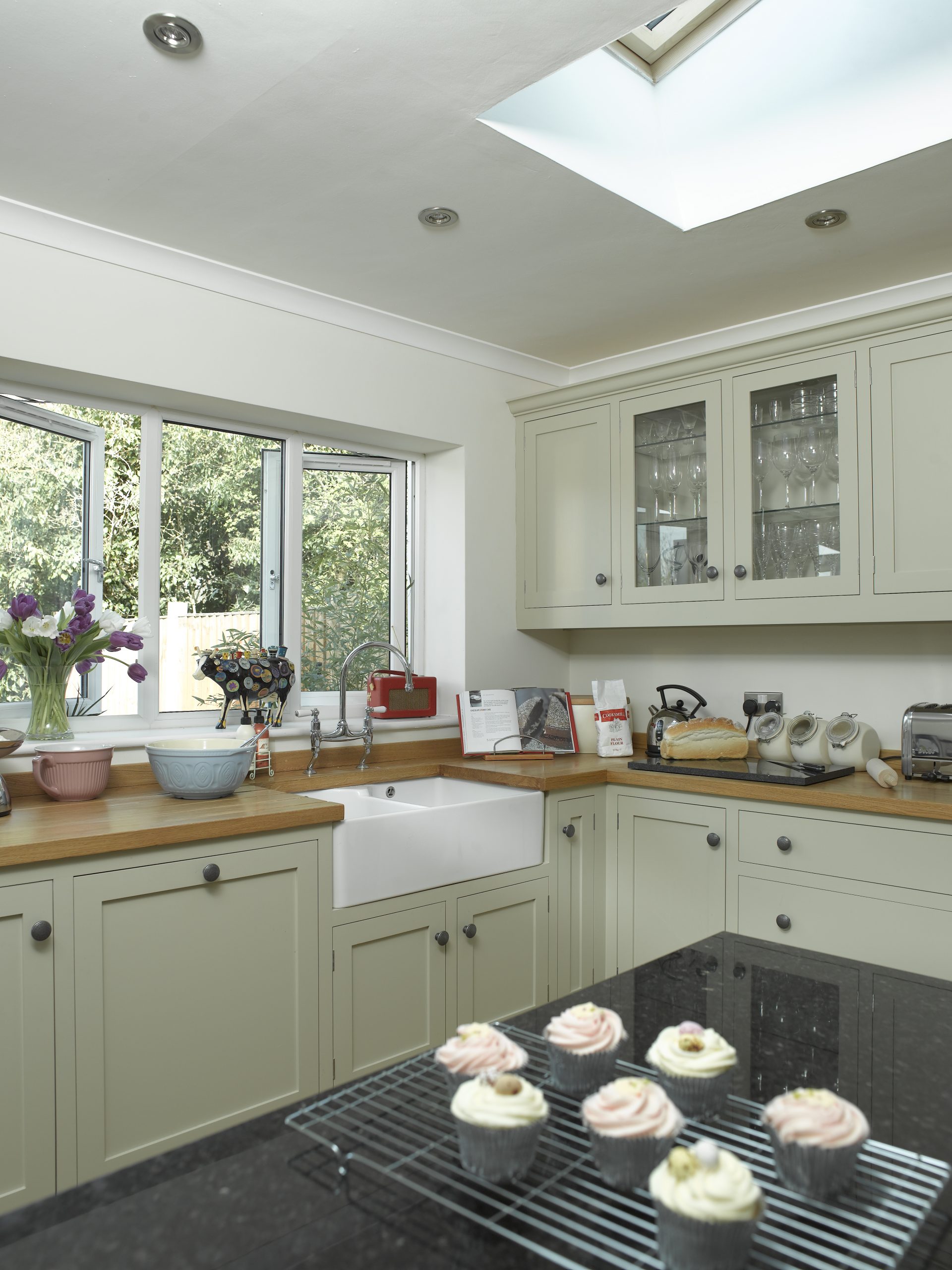 Windows installed in a kitchen