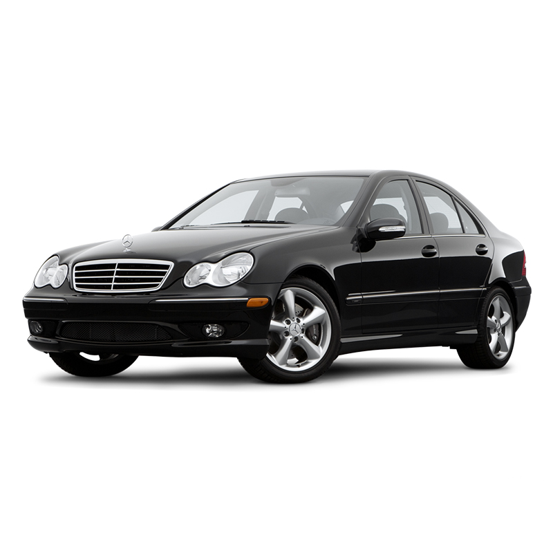 Sedán Mercedes-Benz de la galería de vehículos de Shehu Car Rental.
