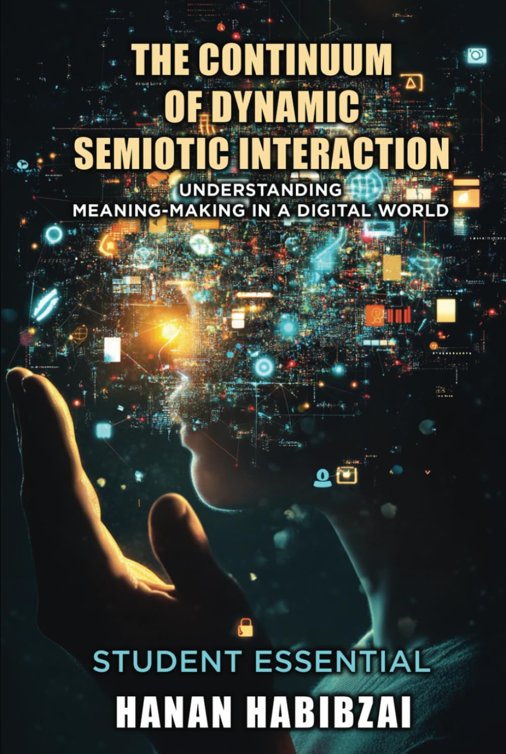 Portada de un libro sobre interacción semiótica, mostrada en el portafolio de London Book Publisher.