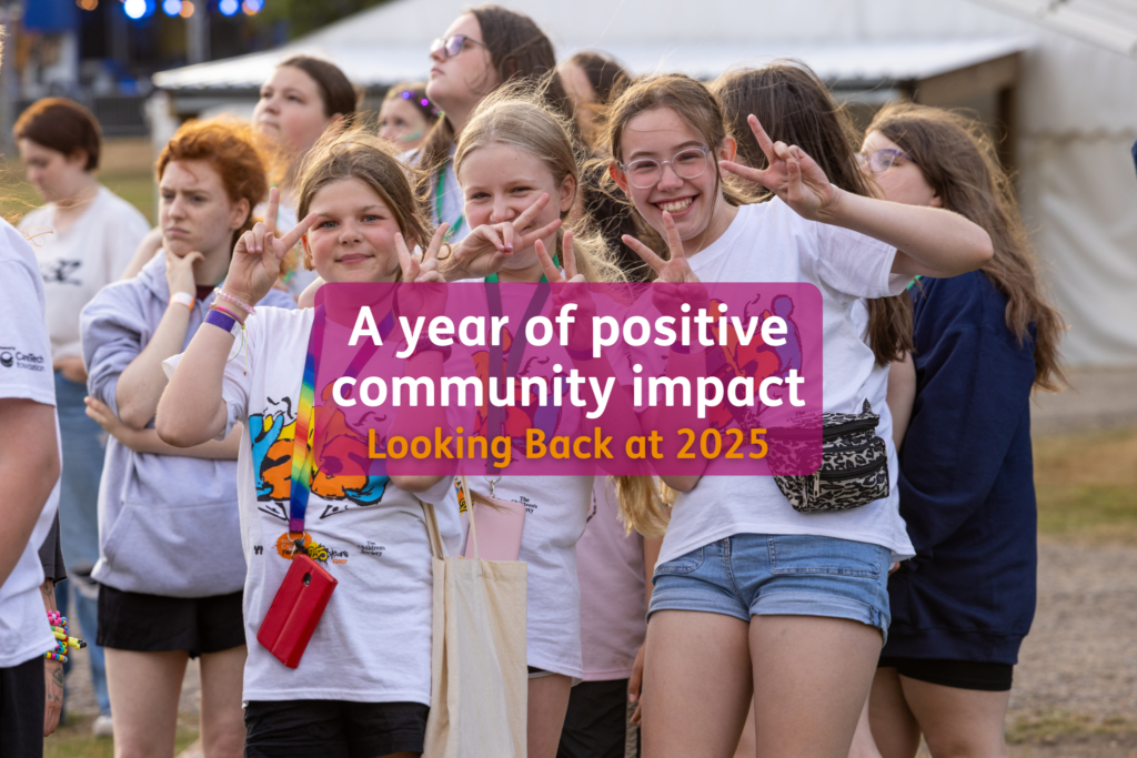 Imagen de YMCA Fairthorne Group sobre sus iniciativas comunitarias de 2025 / YMCA Fairthorne Group graphic about its 2025 community initiatives