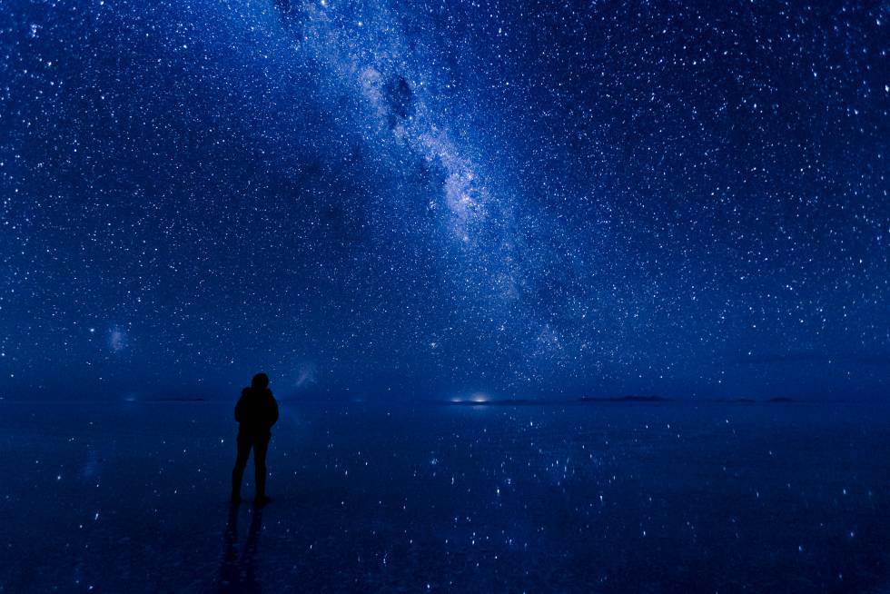 Cielo estrellado sobre el Salar de Uyuni, imagen de la galería oficial