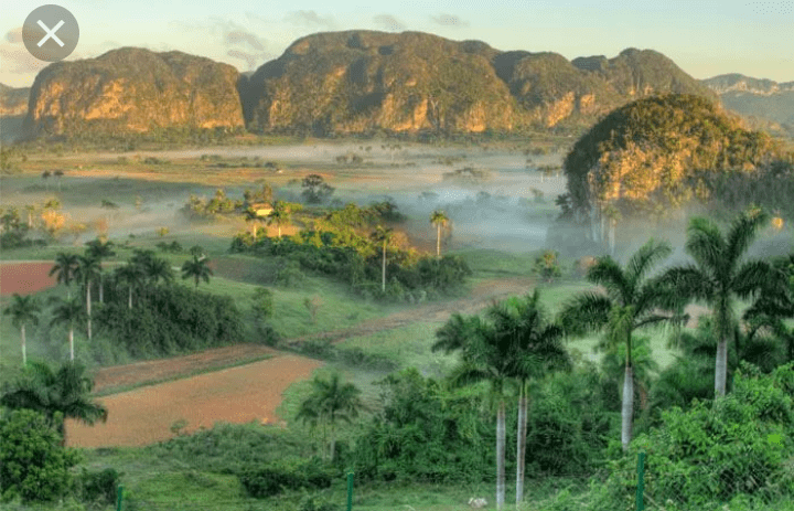 Paisaje del occidente cubano en una ruta de varios días anunciada por la empresa
