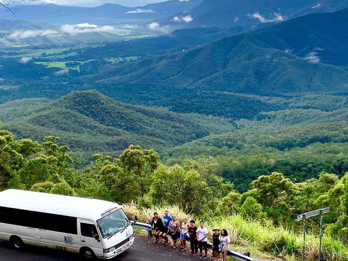 Mirador de Atherton Tablelands, región cubierta por las excursiones que reúne la agencia.
