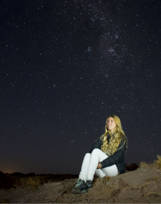 Observación nocturna del cielo de Atacama, galería oficial de Caminandes