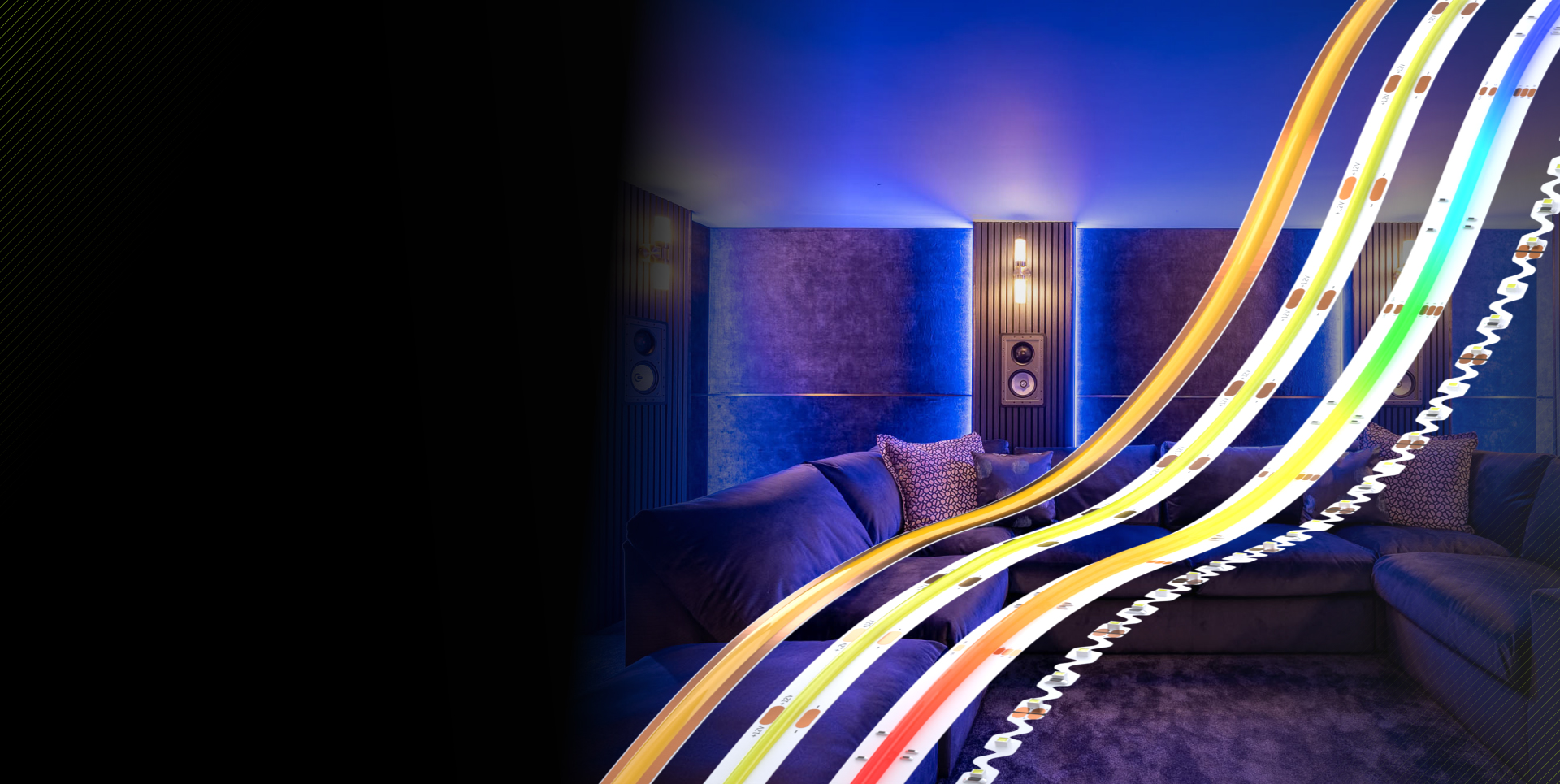 Commercial grade LED strip lights, tube lights and profiles
