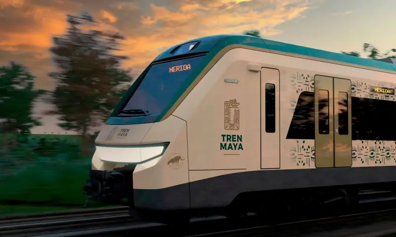 Tren Maya, utilizado en una de las experiencias que salen desde Mérida