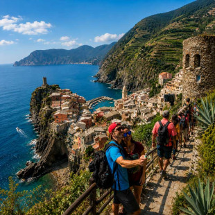 Caminata guiada por los pueblos costeros de Cinque Terre