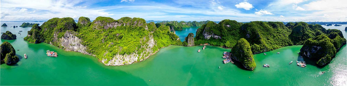Vista de la bahía de Ha Long en una excursión de Hanoi Explore Travel
