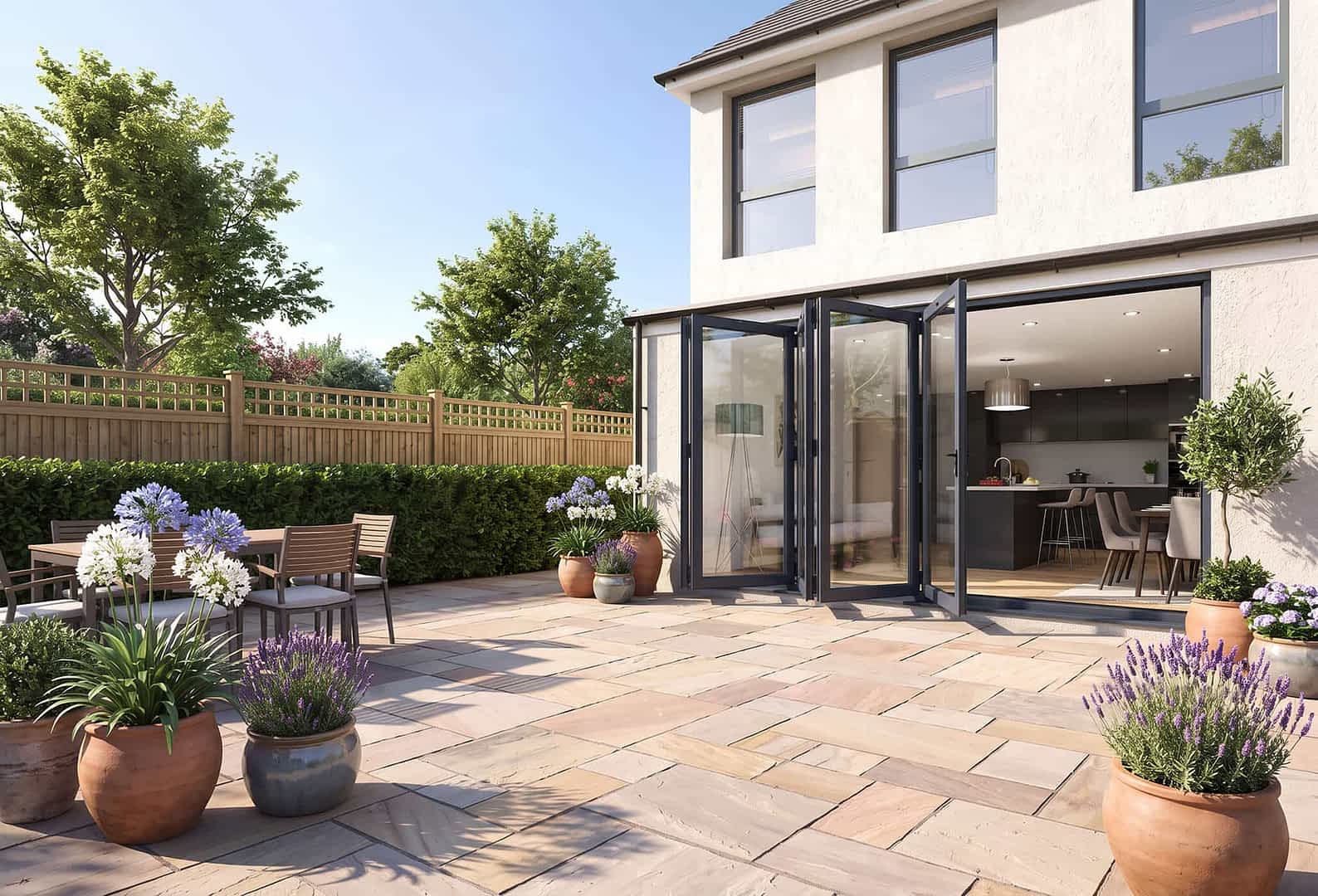 Internal Bi-folds and External Patio Doors | Aspire Doors