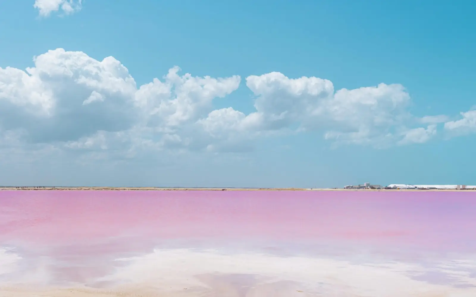 Lagunas rosadas de Las Coloradas, destino de una excursión desde Mérida