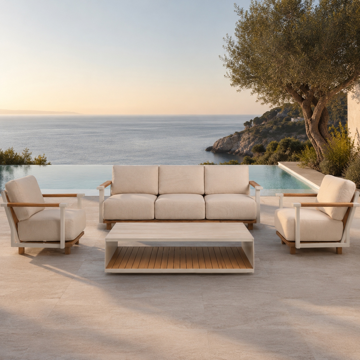 Conjunto de muebles de terraza
