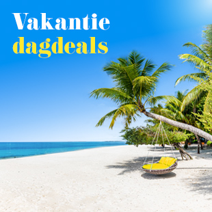 Beach scene used in Prijsvrij.be travel imagery