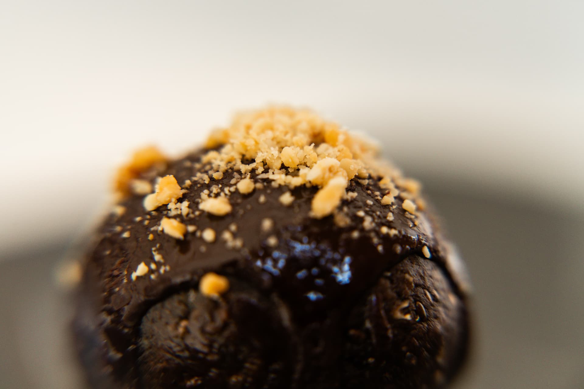 Chocolate-covered treat shown by Purely Treats